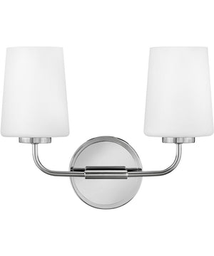 Kline 2-Light Vanity in Chrome