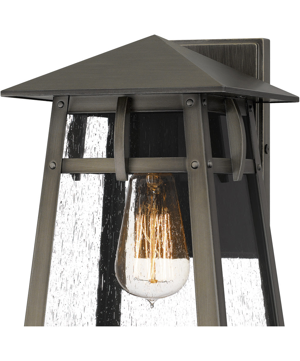 Merle Medium 1-light Outdoor Wall Light  Coastal Armour Aluminum Burnished Bronze