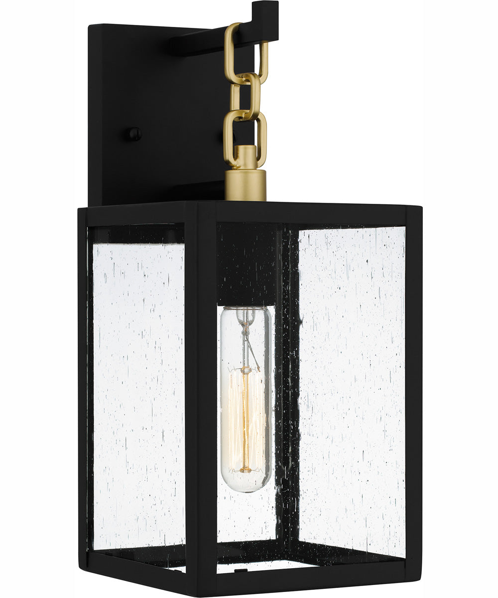 Anchorage Medium 1-light Outdoor Wall Light  Coastal Armour Steel Matte Black