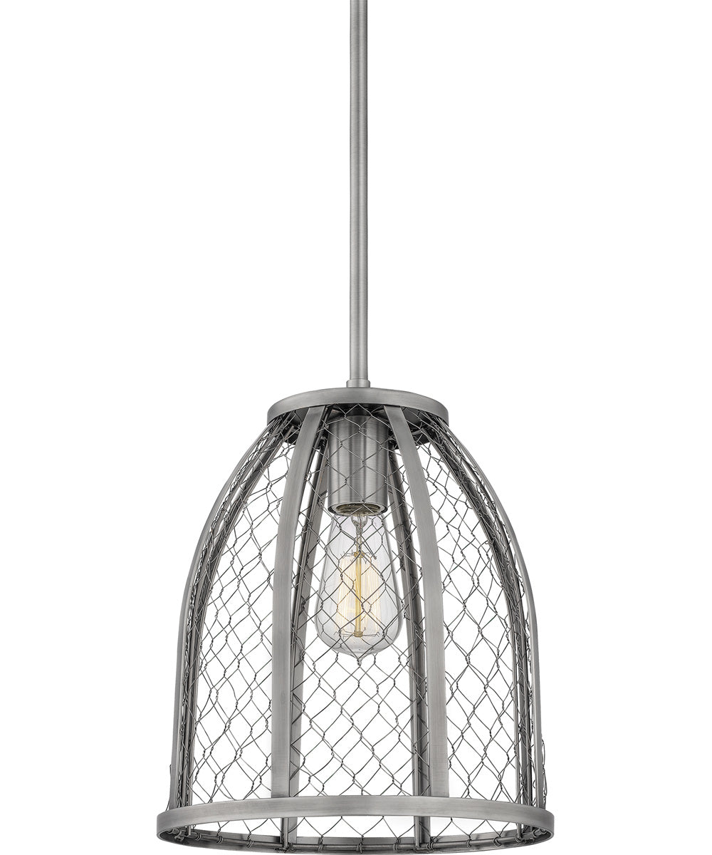 Heron Small 1-light Mini Pendant Antique Nickel