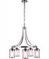 Elliot 5-Light Chandelier Brushed Polished Nickel