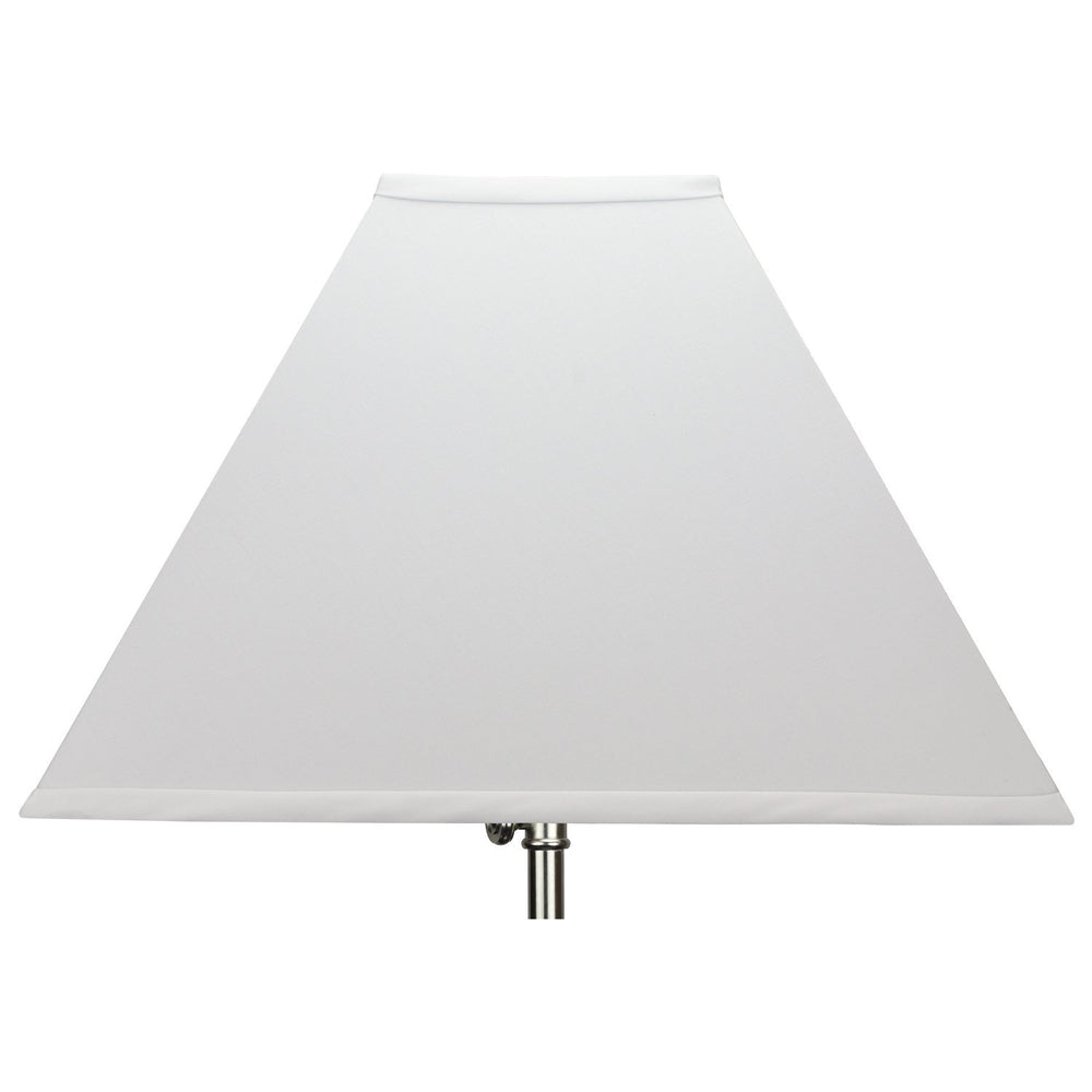4x11x7 Square Lampshade White Finish