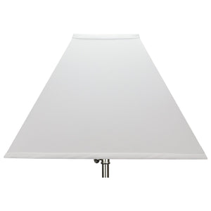 4x11x7 Square Lampshade White Finish