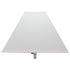 4x11x7 Square Lampshade White Finish
