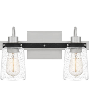 Axel Medium 2-light Bath Light Brushed Nickel