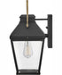 Dawson 1-Light Small Wall Mount Lantern in Black