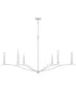 Grady 6-Light Chandelier Textured White