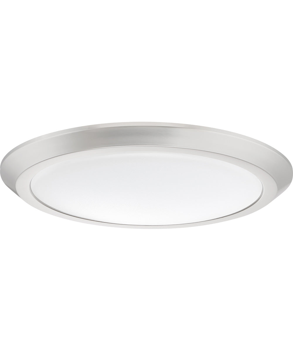Verge  Flush Mount Brushed Nickel