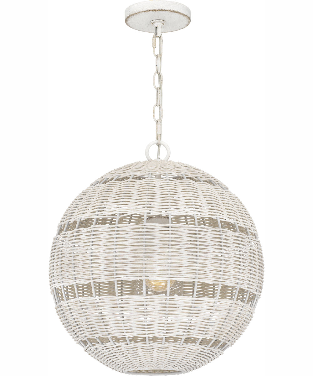 Quoizel Pendant Large 1-light Pendant Antique White