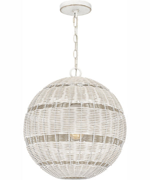 Quoizel Pendant Large 1-light Pendant Antique White