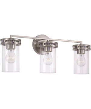 Fuller 3-Light Vanity Brushed Nickel