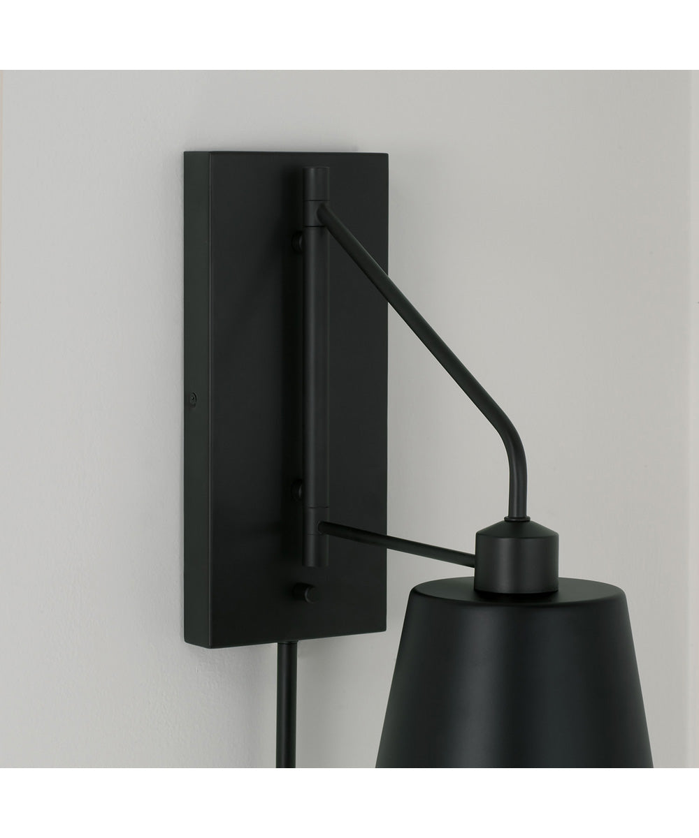 Alden 1-Light Sconce Matte Black