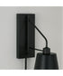 Alden 1-Light Sconce Matte Black