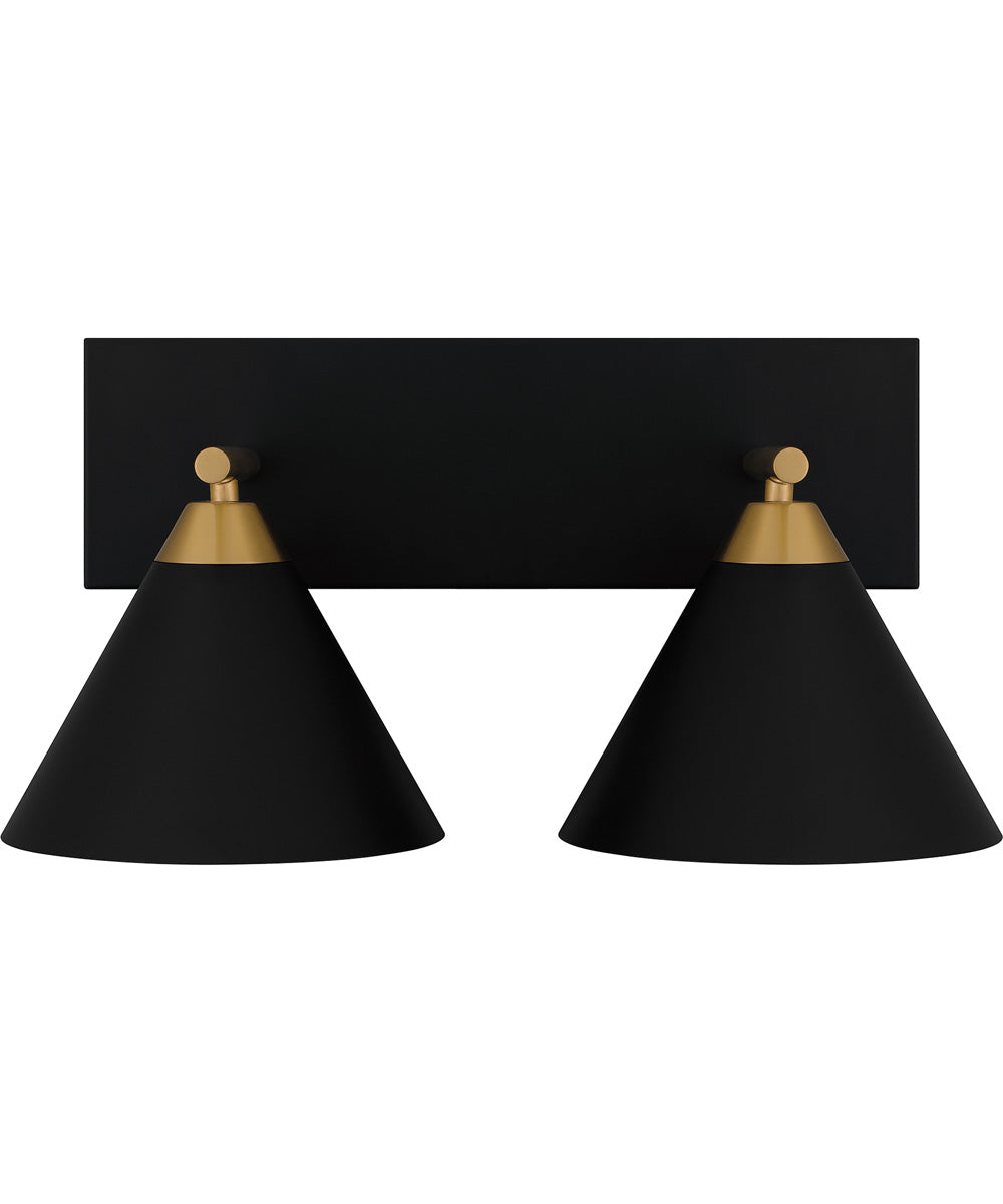 Mastro Medium 2-light Bath Light Matte Black