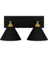 Mastro Medium 2-light Bath Light Matte Black