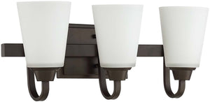 21"W Grace 3-Light Bath Vanity Light Espresso