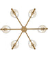 Fenwick 6-Light Medium Chandelier in Heritage Brass