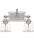 Nicholas Medium 2-light Bath Light Brushed Nickel
