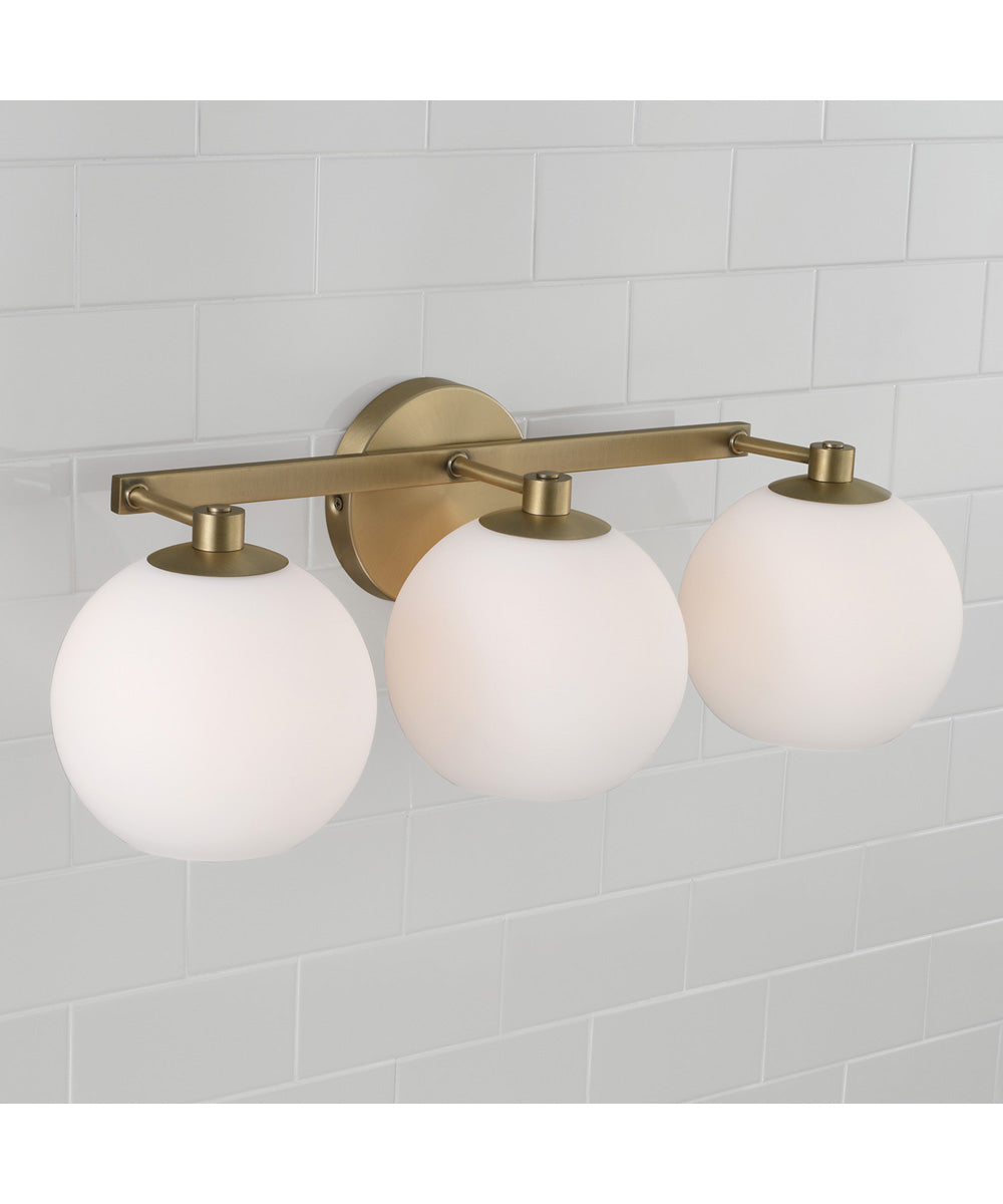 Ansley 3-Light Vanity Aged Brass