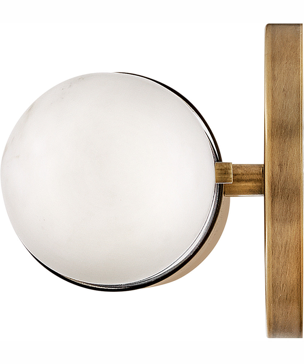 Ibiza LED-Light Small LED Vanity in Heritage Brass