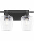 Veno 2-light Bath Vanity Light Matte Black