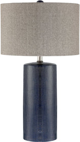 29"H Jacoby 1-light Table Lamp Navy Blue