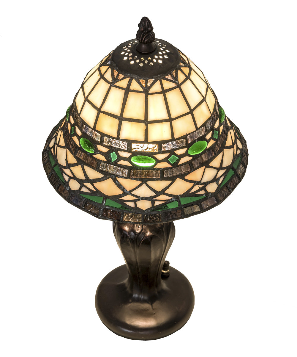 14"H Tiffany Roman Mini Lamp