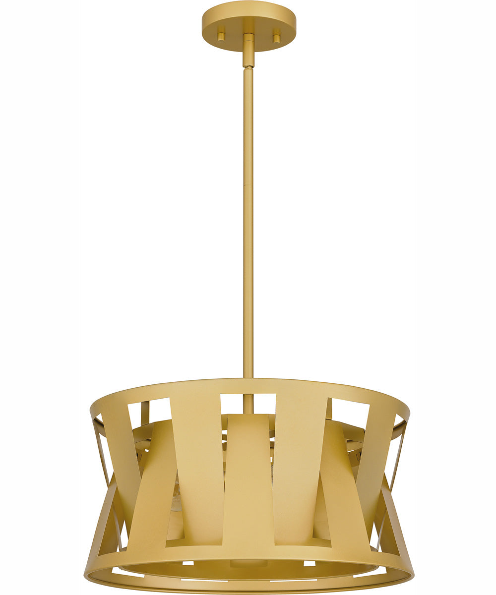 Quoizel Pendant Large 3-light Pendant Soft Gold