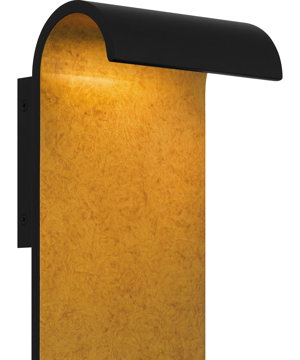 Lunar Medium Outdoor Wall Light  Coastal Armour Aluminum Matte Black