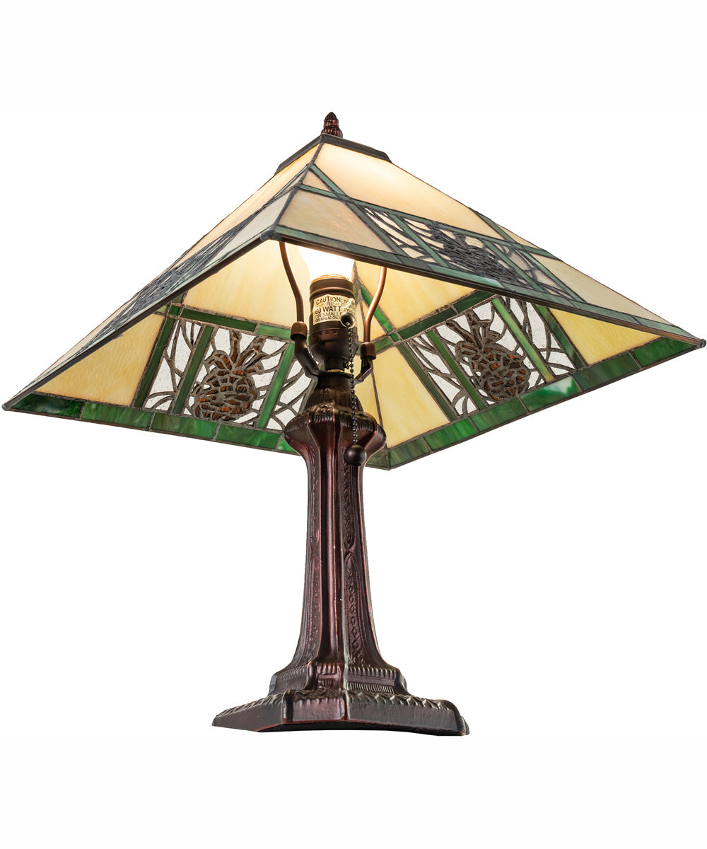 19" High Pinecone Ridge Table Lamp
