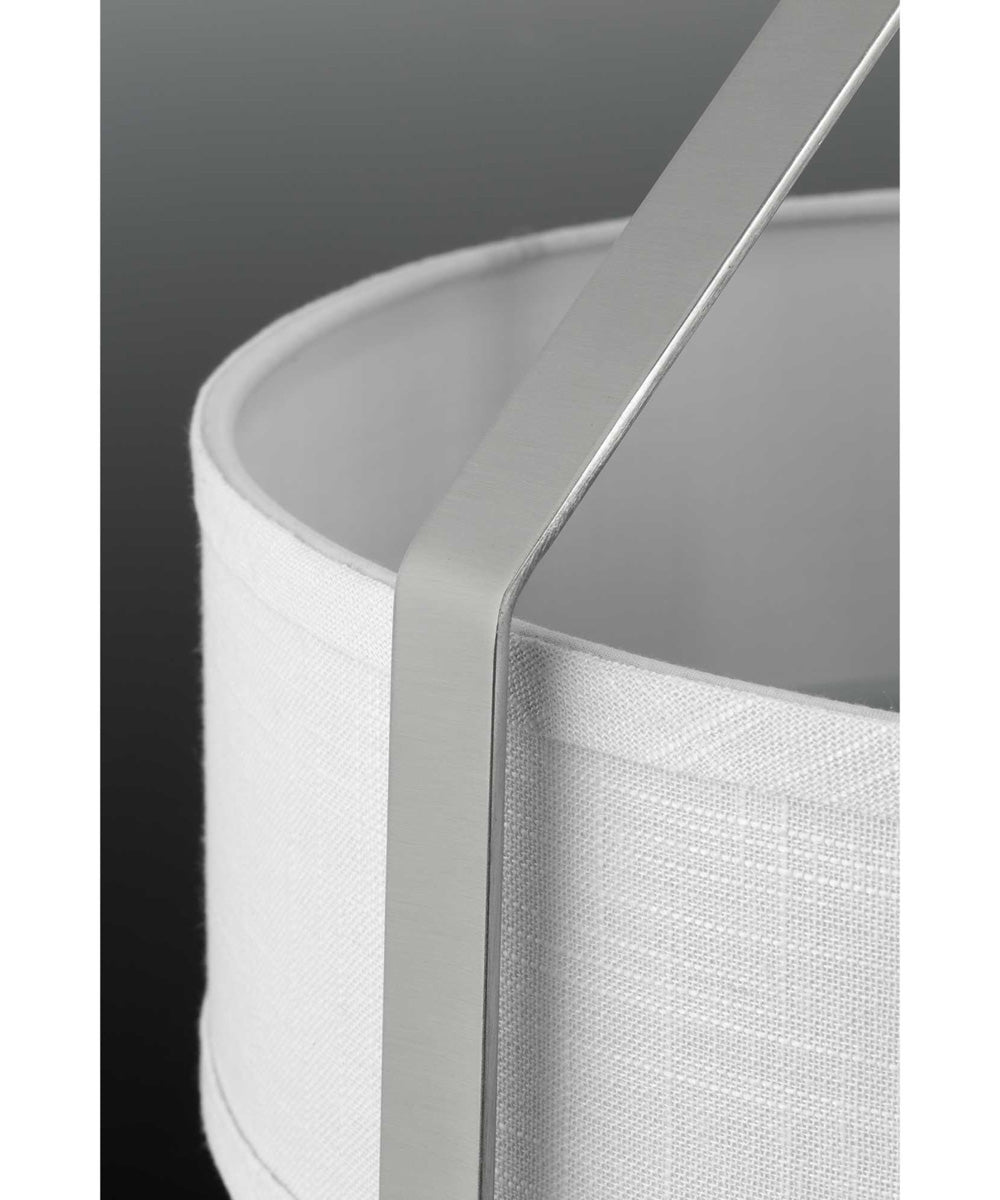 Ratio 3-Light 16" Semi-Flush Mount Brushed Nickel