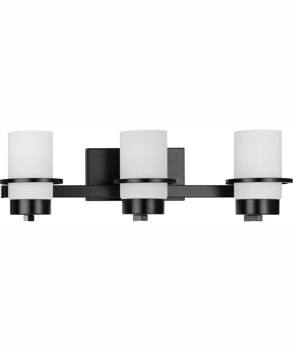 Reiss 3-Light Modern Farmhouse Vanity Light Matte Black