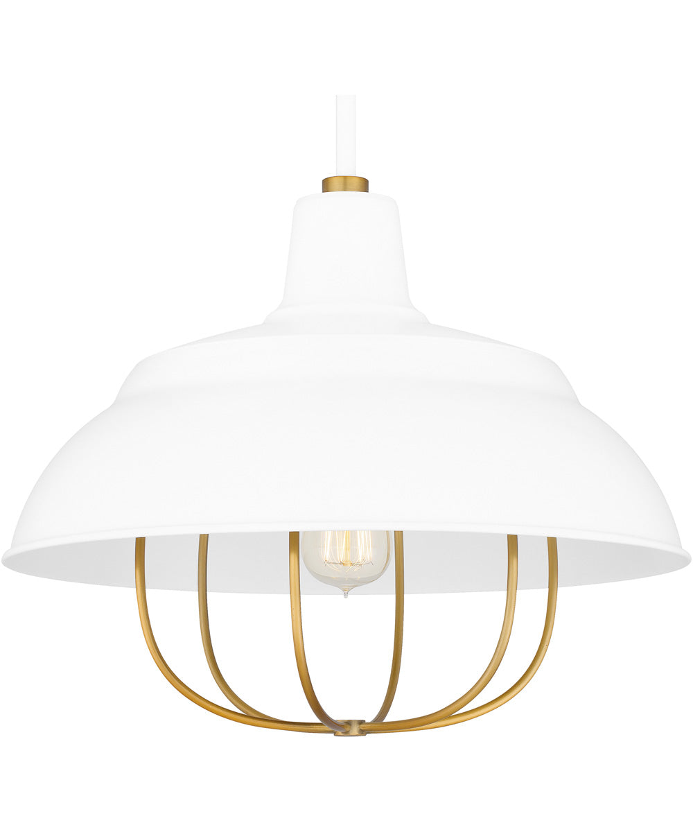 Darmody 1-light Pendant White Lustre