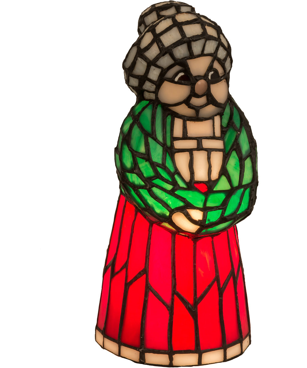 10"H Mrs Claus Accent Lamp
