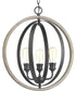 Conestee 3-Light Farmhouse Pendant Light Graphite