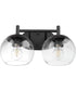 Lyon 2-light Bath Vanity Light Matte Black