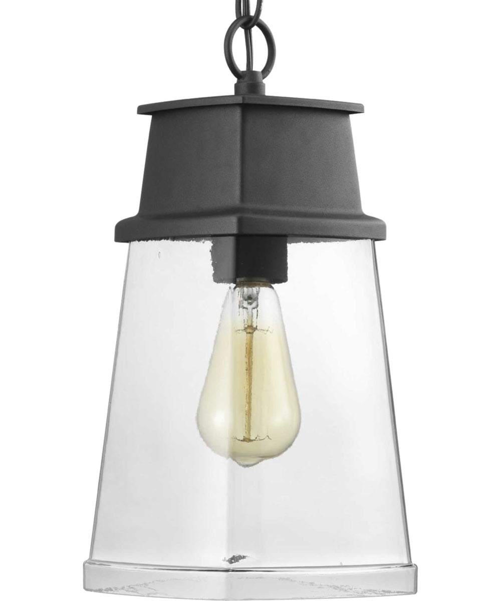 Greene Ridge 1-Light Hanging Lantern Textured Black