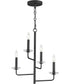Madeira 4-Light Chandelier Anthracite