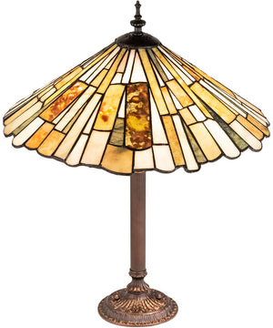 17" Wide DeLighta Jadestone Inverted Pendant