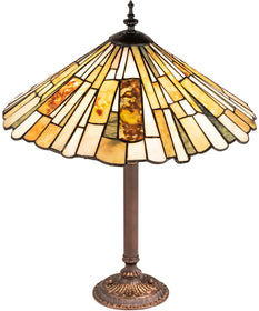 17" Wide DeLighta Jadestone Inverted Pendant