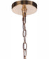 Elliot 5-Light Chandelier Satin Brass