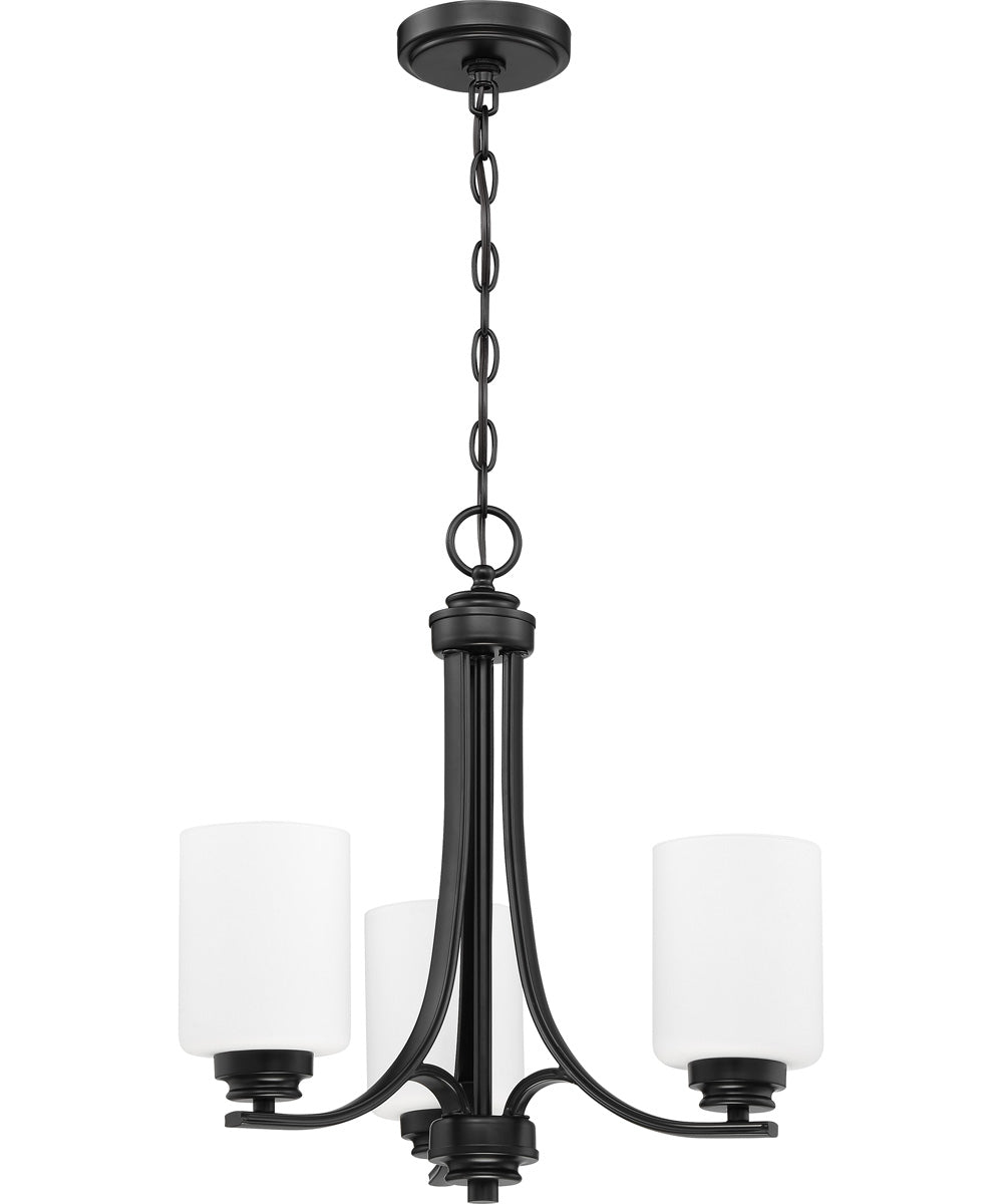 Bolden 3-Light Chandelier Flat Black