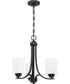 Bolden 3-Light Chandelier Flat Black