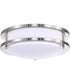 Glamour  Close-to-Ceiling Brushed Nickel