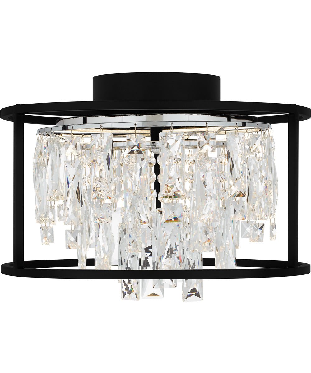 Brillance Medium Flush Mount Matte Black