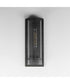 Foundry 1-Light Outdoor Wall Sconce Black