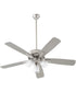 52" Ovation 3-light LED Ceiling Fan Satin Nickel