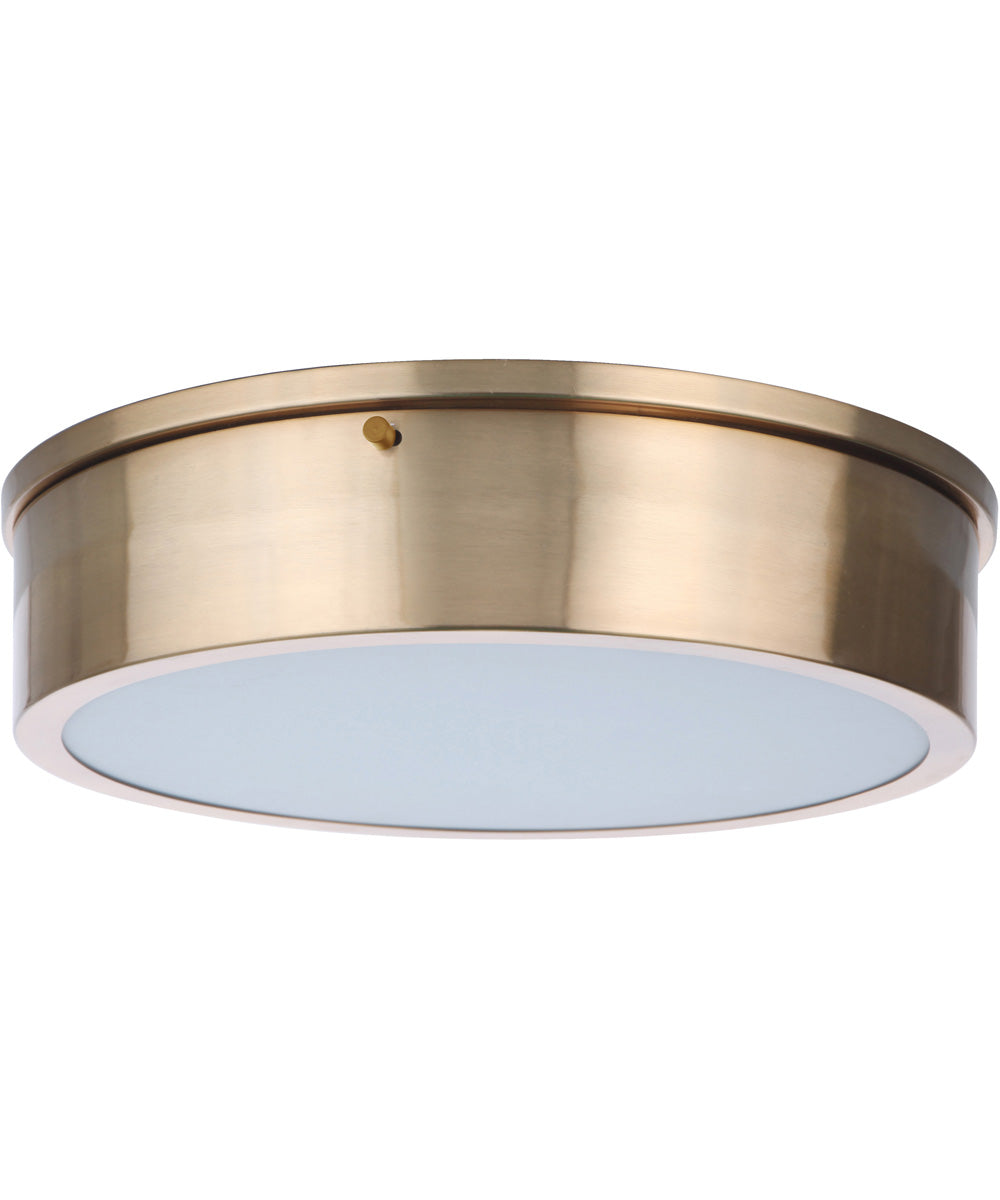 Fenn LED Flushmount Satin Brass
