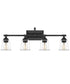 Nicholas Extra Large 4-light Bath Light Earth Black