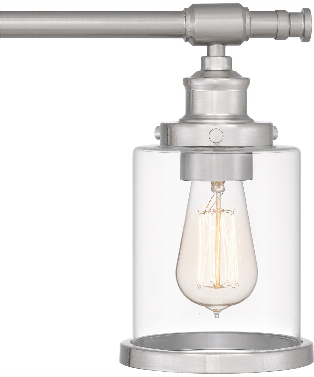 Dixie Extra Large 4-light Bath Light Brushed Nickel